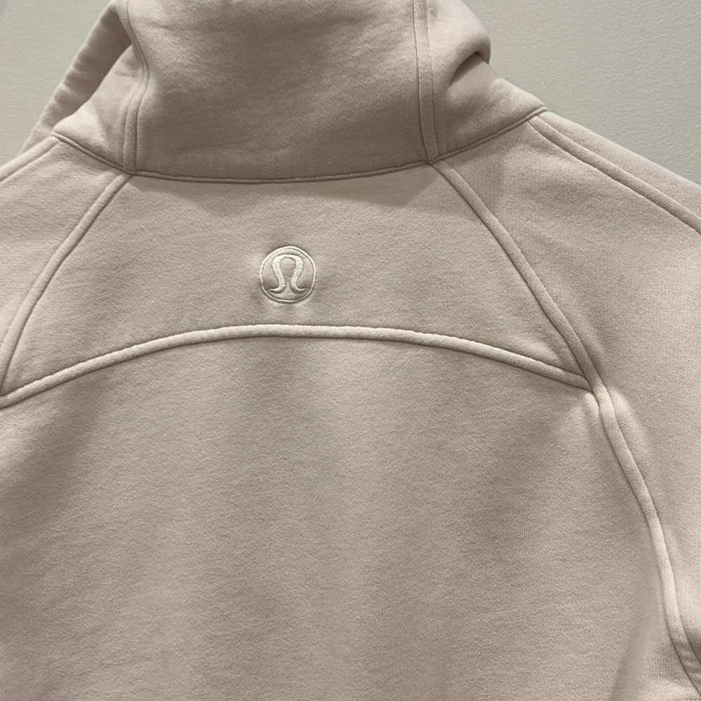 Creamy white Lululemon crop half zip - Picture 6 of 6